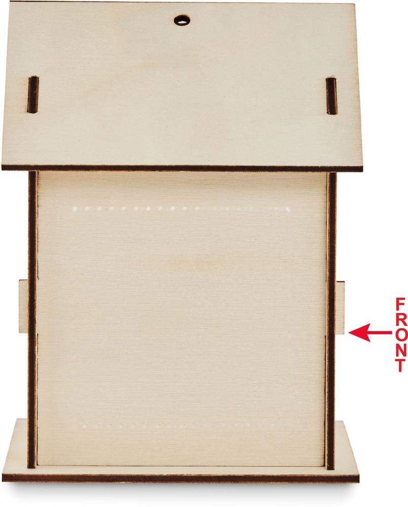 PAINTHOUSE - DIY houten vogelhuisje — drukvlak links