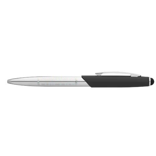 Geneva pennenset stylus balpen en rollerbalpen (blauwe inkt) — drukvlak balpen verlengde van de clip
