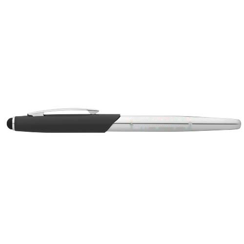 Geneva pennenset stylus balpen en rollerbalpen (blauwe inkt) — drukvlak rollerbalpen verlengde van de clip