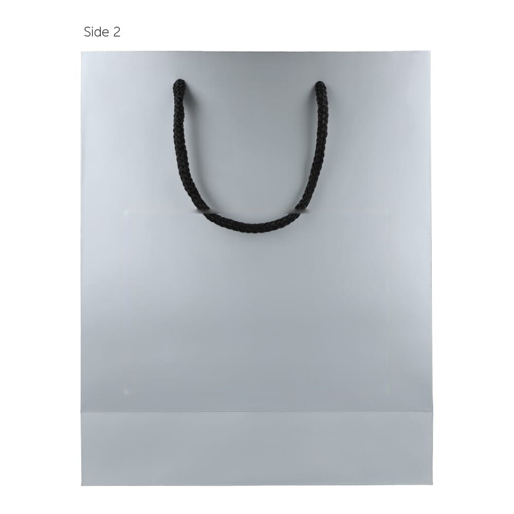 Papieren cadeautas 24 x 10 x 30cm 200g/m² — drukvlak midden op de achterkant