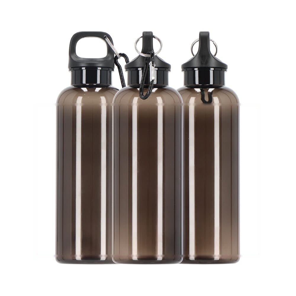 Noa waterfles R-PET 500 ml Transparant — drukvlak rondom