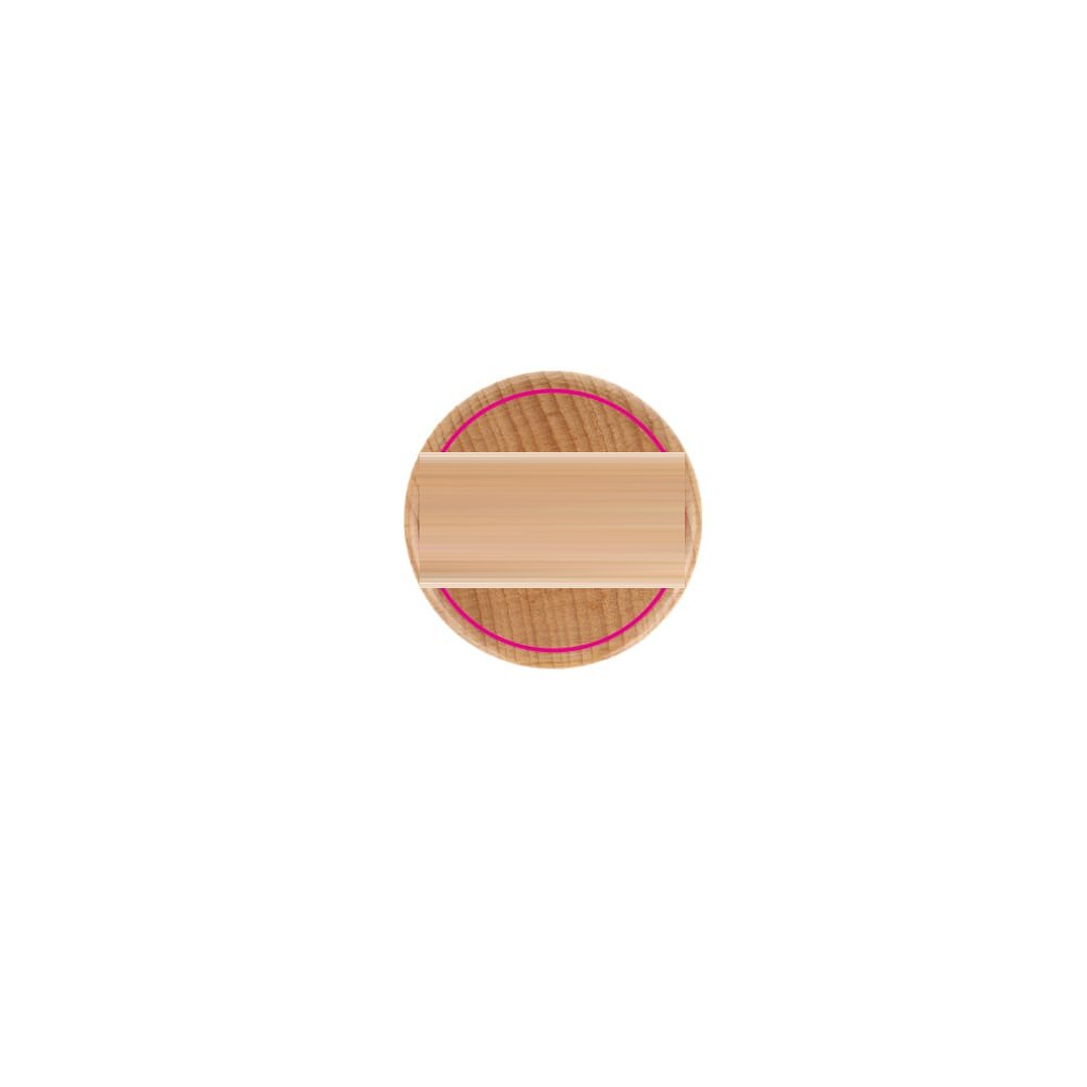 Sagaform Gurken Zout- of Pepermolen Medium, 20,5cm — drukvlak bovenkant