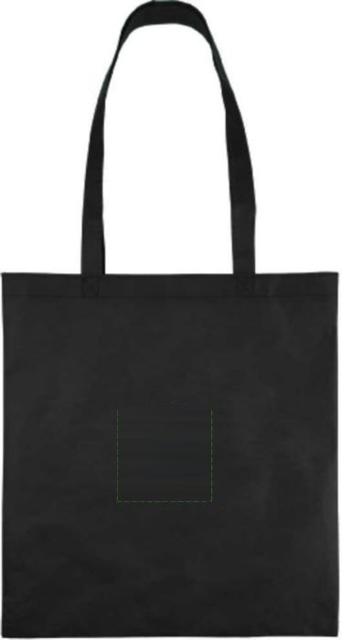Non-woven (80 gsm) draagtas Taye — drukvlak achterzijde