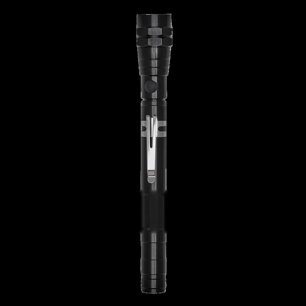 REFLECT - Telescoop LED zaklamp — drukvlak rondom van boven de clip