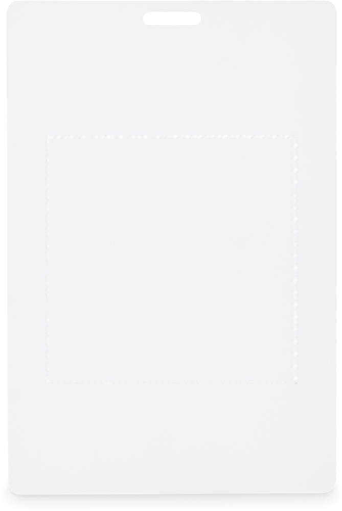 BADLARGE - Lanyard badge 120 x 80 mm — drukvlak in het midden