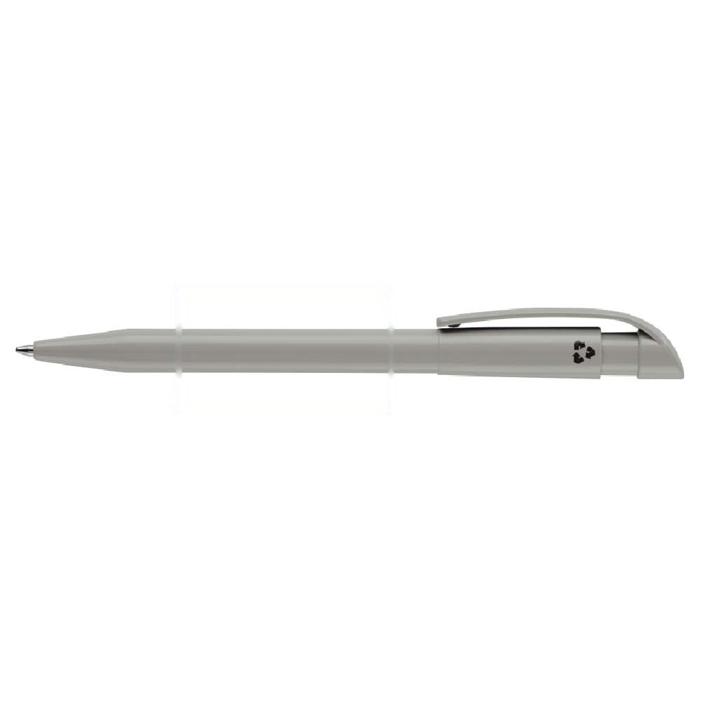 Balpen S45 recycled hardcolour — drukvlak 90 graden van de clip