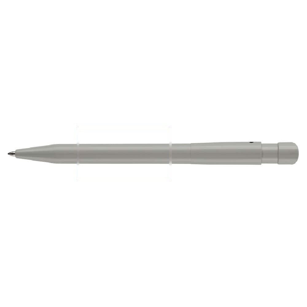 Balpen S45 recycled hardcolour — drukvlak 180 graden van de clip