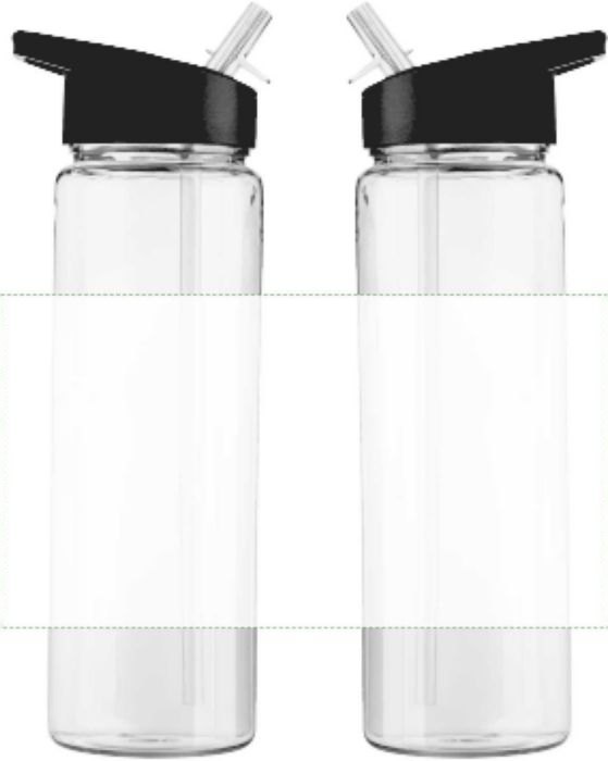 Sportfles Ahmed | rPET | 750 ml — drukvlak rondom