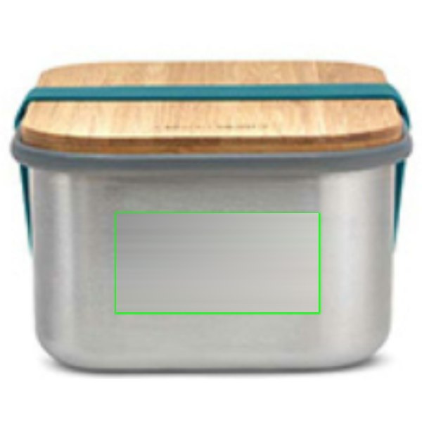 Black+Blum RVS Sandwichbox Groot — drukvlak artikel zijkant rechts