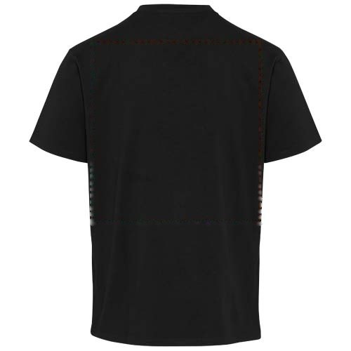 Lucas 260 g/m2 unisex OCS organisch oversized T-shirt — drukvlak impact hoog op de achterzijde