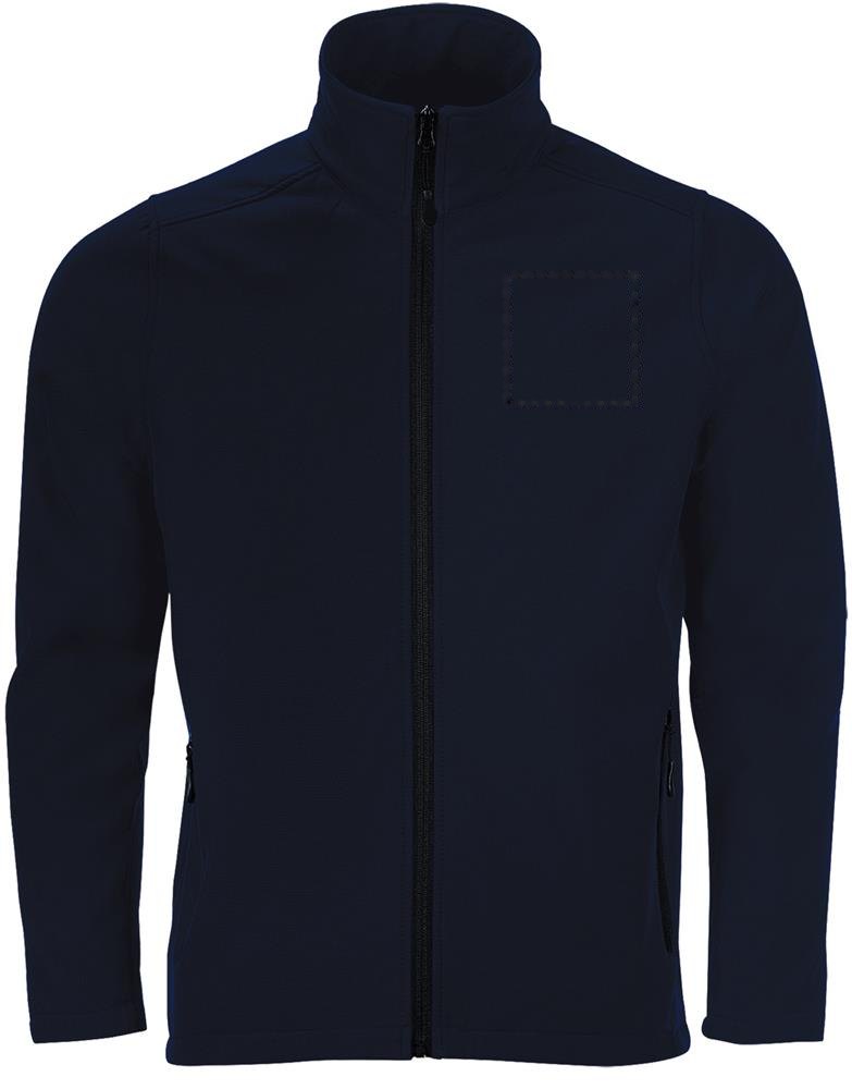 RACE MEN - RACE heren jas 280g — drukvlak borst