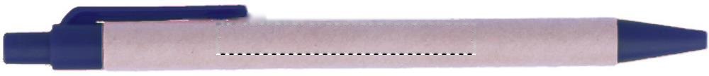 RECONOTE - Gerecycled notitieboekje pen — drukvlak romp links