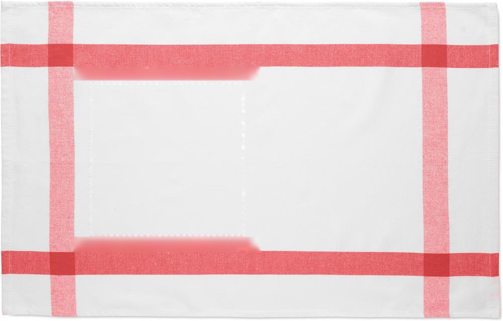 KITCH - Keukenhanddoek gerecycled — drukvlak zijde 1 links