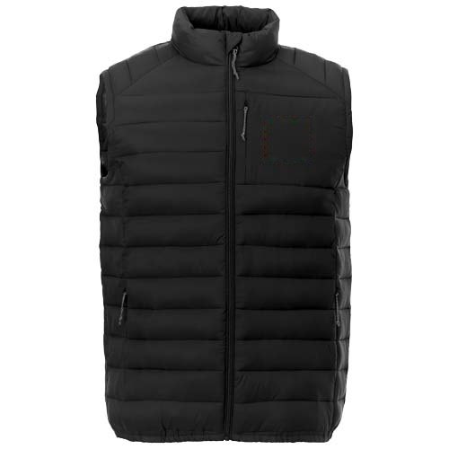 Pallas heren gerecycleerde geïsoleerde bodywarmer — drukvlak linker borst