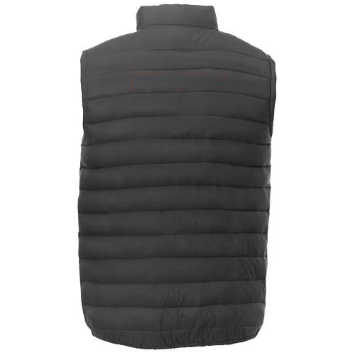 Pallas heren gerecycleerde geïsoleerde bodywarmer — drukvlak impact hoog op de achterzijde