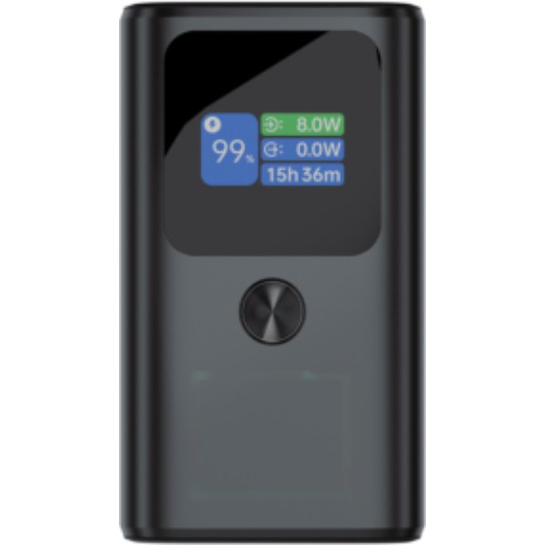 Urban Vitamin Campbell 55W 10.000 mAh zakformaat powerbank — drukvlak artikel voorzijde onder