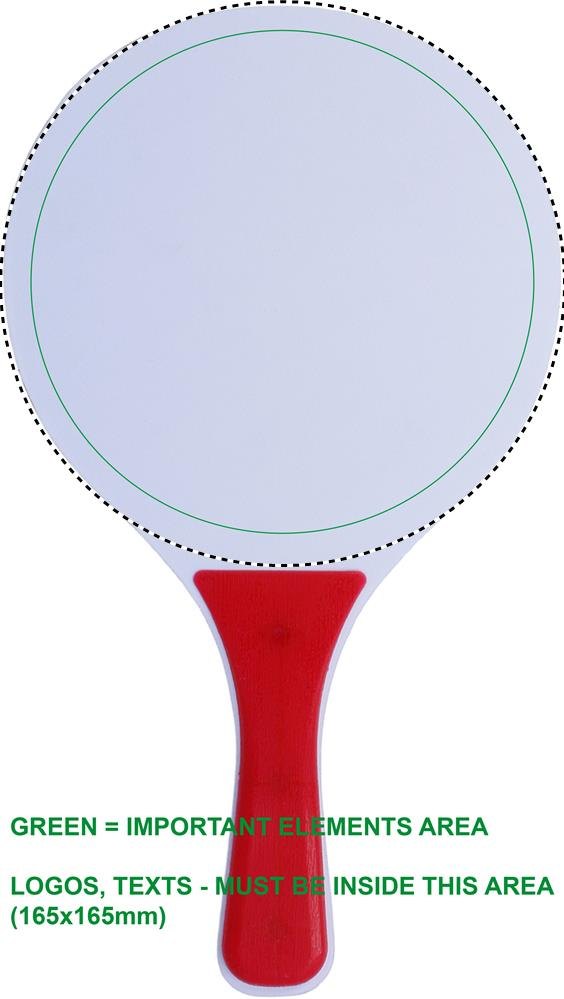 MINI MATCH - Stand tennisset, small — drukvlak racket 2 voorzijde