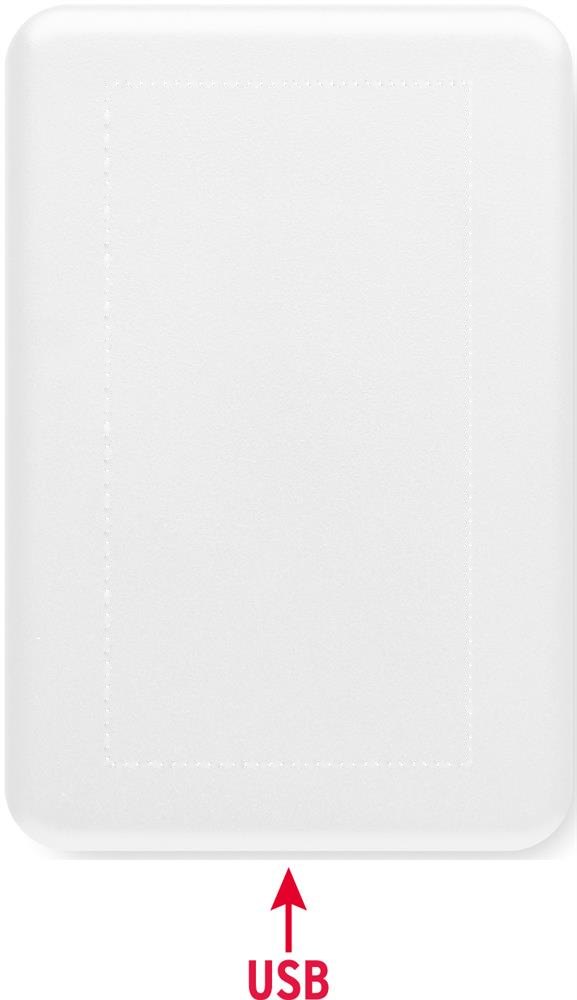 DOUBLETIC - Magnetische lader 15W — drukvlak achterzijde