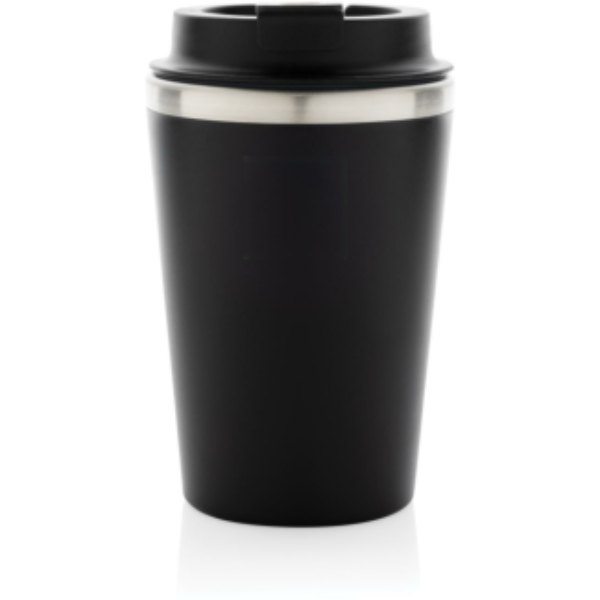 Java RCS recycled dubbel wandige beker 350ML — drukvlak artikel voorzijde boven
