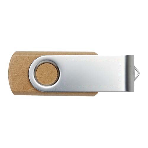Rotate USB 3.0 van gerecycled papier — drukvlak voorzijde