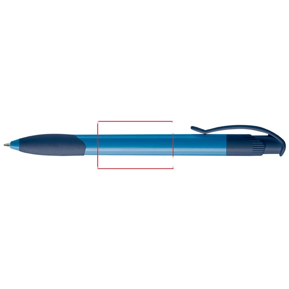 Balpen Apollo combi — drukvlak 90 graden van de clip