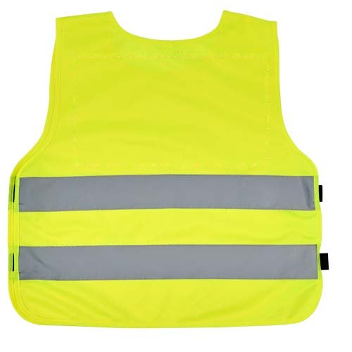 RFX™ Marie veiligheidsvest met klittenband voor kinderen van 7-12 jaar oud — drukvlak achterzijde