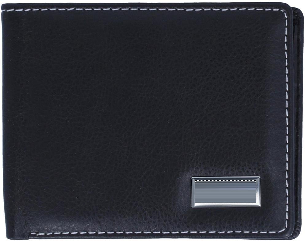 ELEGANCI - 3-Delige PU cadeauset — drukvlak metalen plaatje