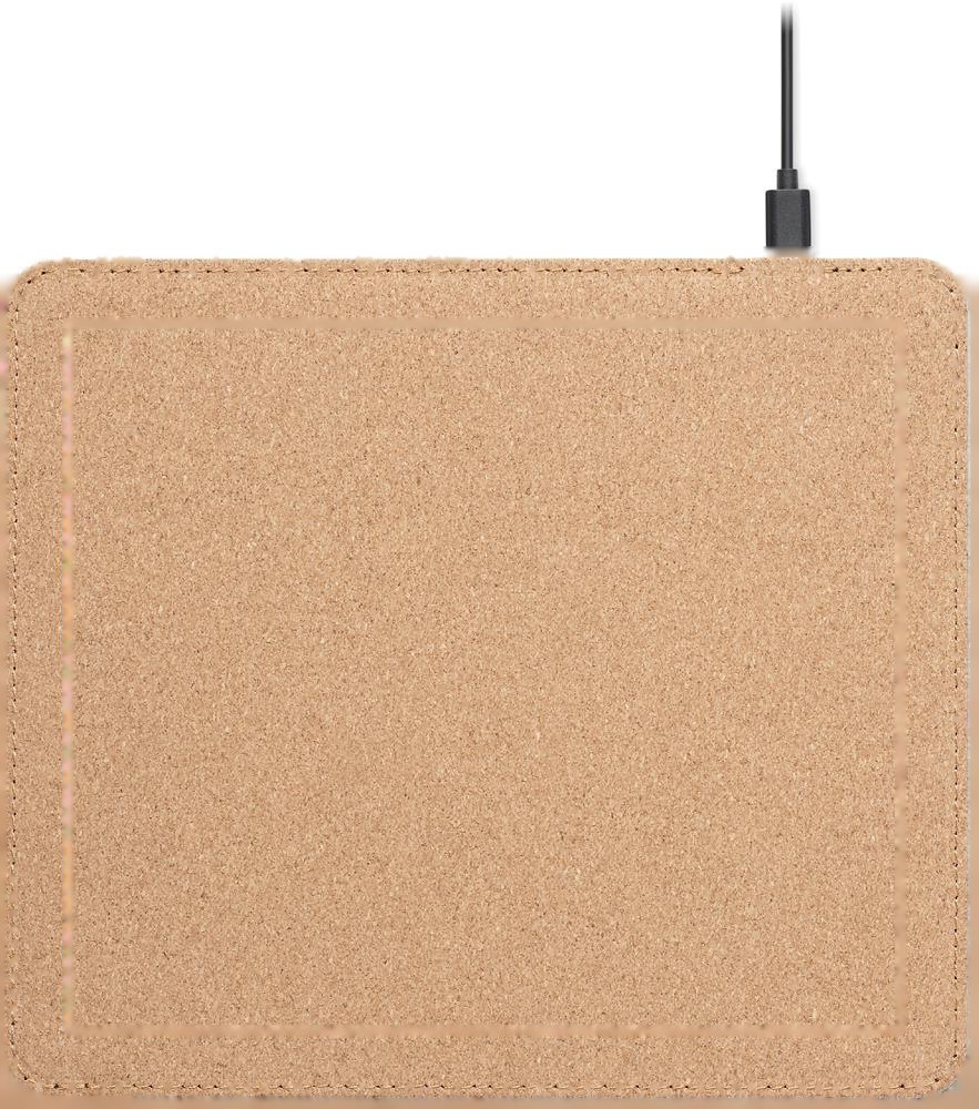 WIRELESS MATTY - Muismat met 15W oplader — drukvlak voorzijde