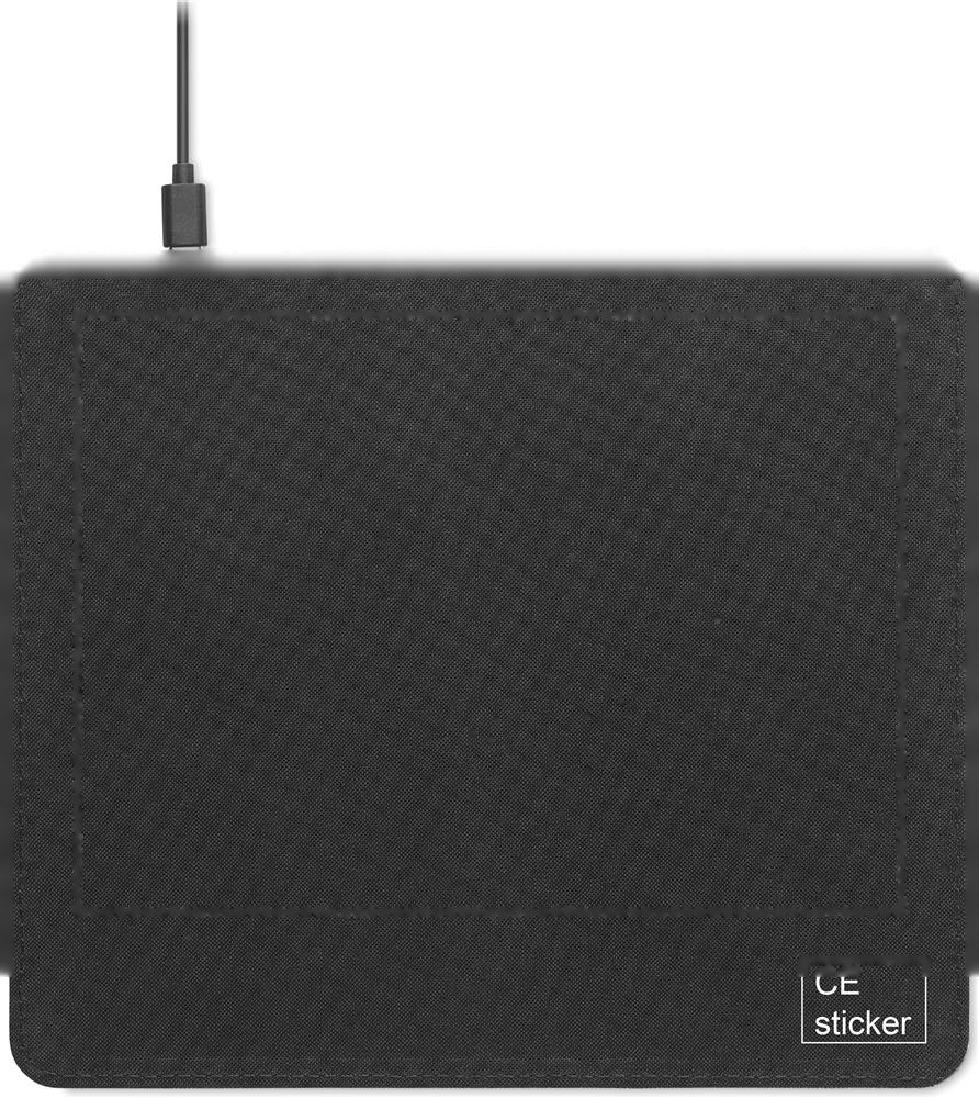 WIRELESS MATTY - Muismat met 15W oplader — drukvlak achterzijde