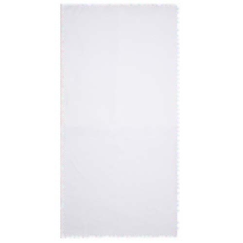 Lara sublimatie multi-scarf met fleecelaag en zomen — drukvlak achterzijde