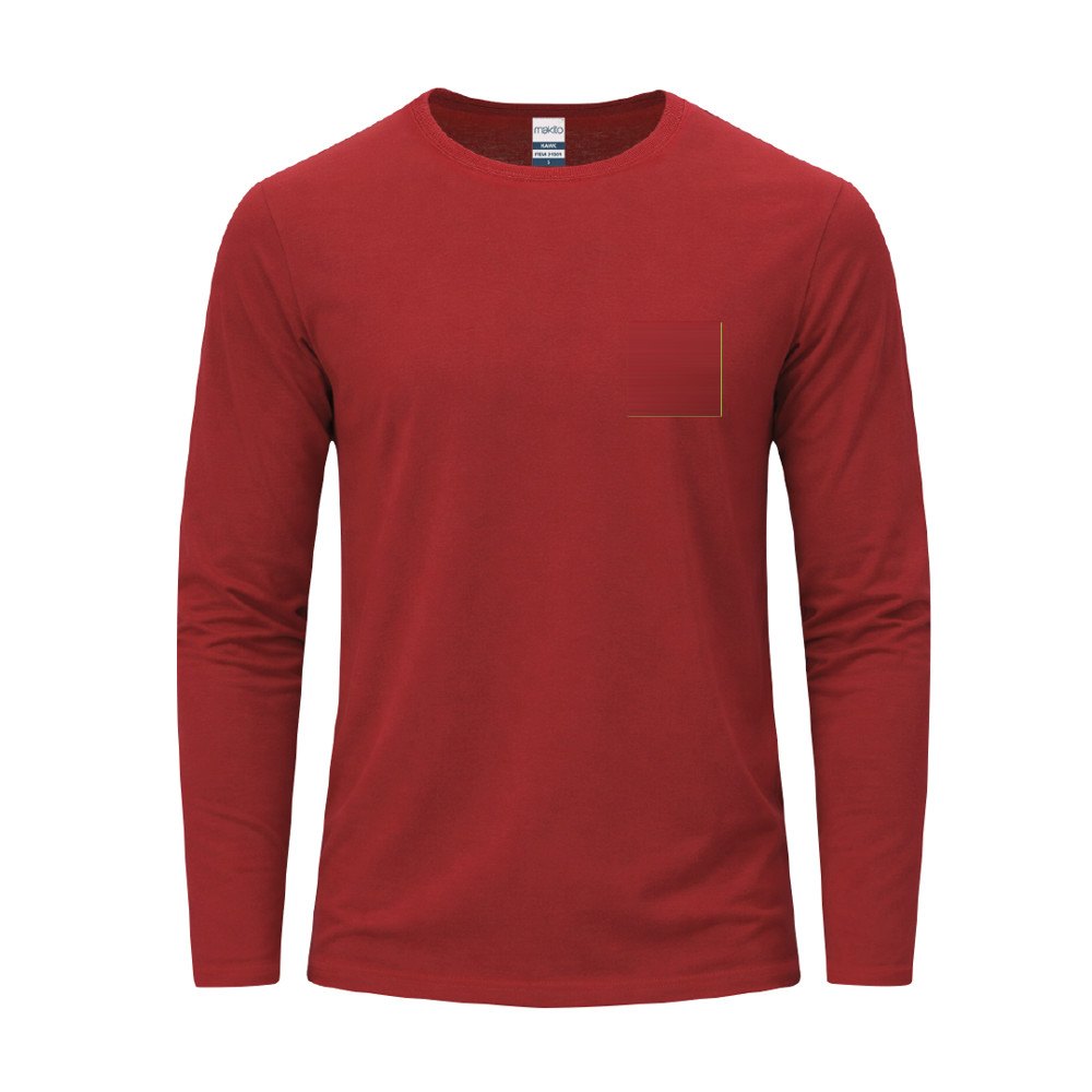 Kleuren T-Shirt Volwassene Hawk — drukvlak linkerborst