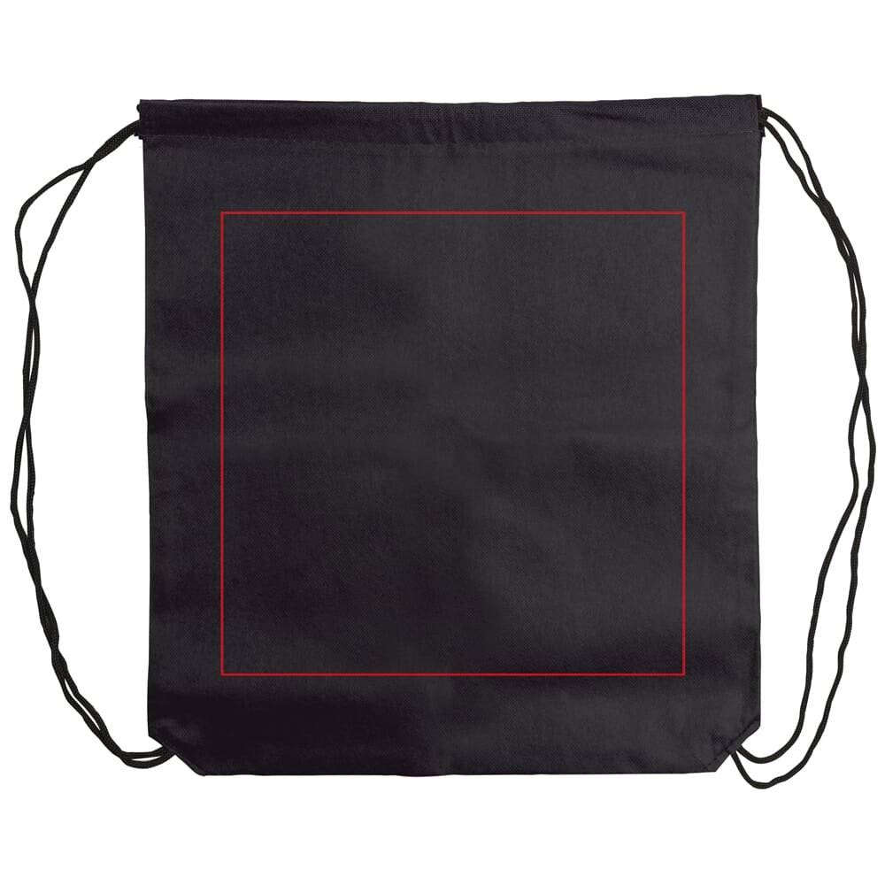 Rugzak non-woven 75g/m² — drukvlak voorzijde