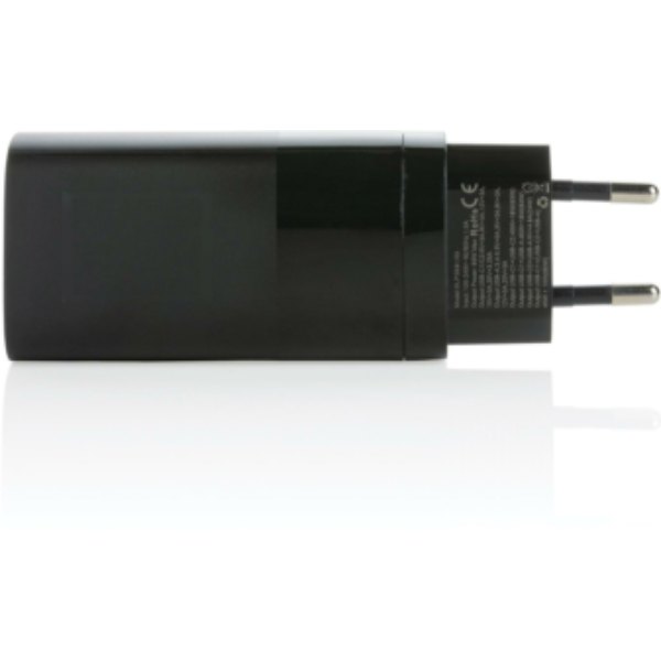 Philips Ultra snelle 3-poorts USB oplader 65W — drukvlak artikel achterzijde