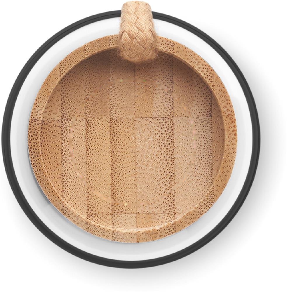 CHAI - Glazen fles 500 ml in pouch — drukvlak deksel bovenzijde