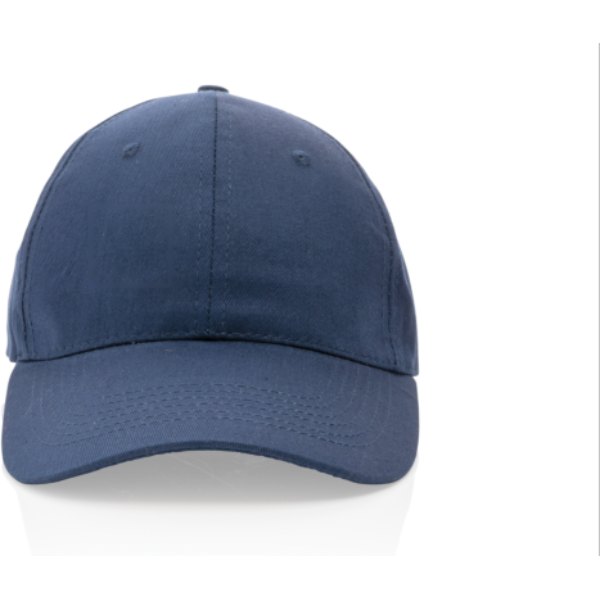 Impact AWARE™ 6 panel 190gr gerecycled katoenen cap — drukvlak artikel voorzijde rechts