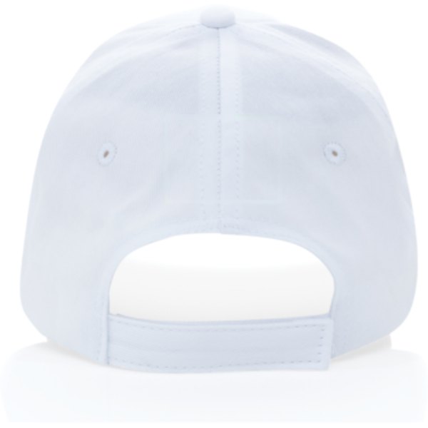 Impact AWARE™ 6 panel 190gr gerecycled katoenen cap — drukvlak artikel achterzijde