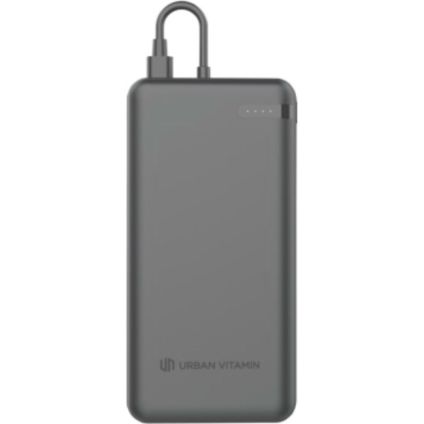 Urban Vitamin Menlo Park RCS rplastic 20.000 20WPD powerbank — drukvlak artikel voorzijde