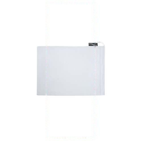 Gerecyclede polyester groente & fruit tas 30x41cm — drukvlak rondom