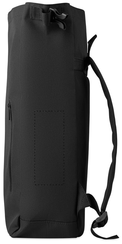 UNITON - 15" rolltop laptop rugzak — drukvlak zijde rechts