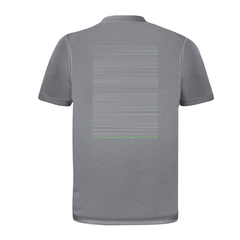 T-Shirt Volwassene Tecnic Gelang — drukvlak midden op de rug