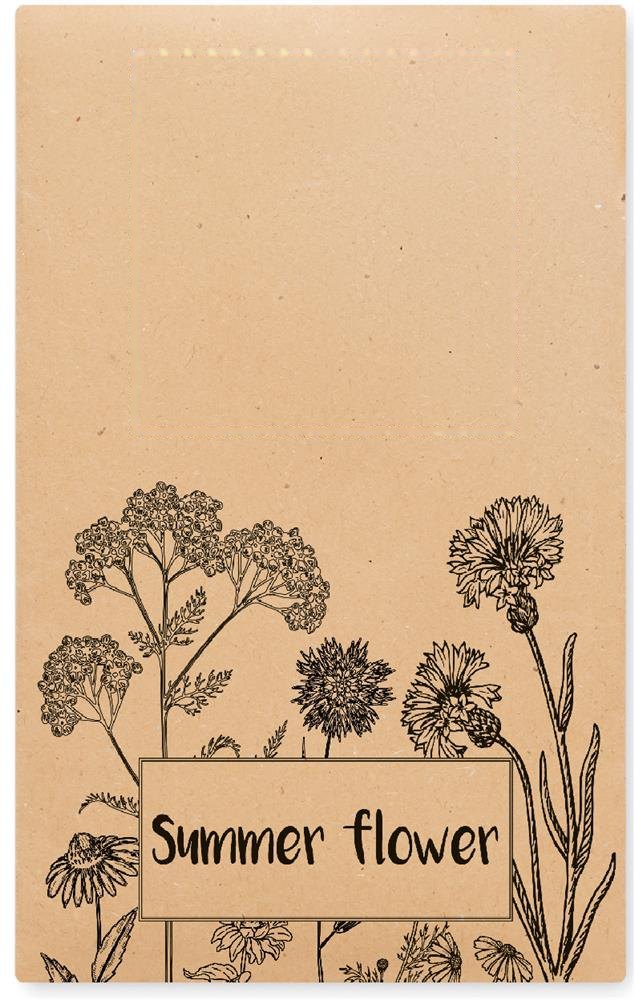 SEEDLOPE - Bloemenzaadjes in envelop — drukvlak voorzijde