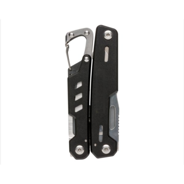 Solid multitool met karabijnhaak — drukvlak artikel voorzijde rechts