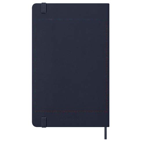 Moleskine week-agenda voor 12 maanden met harde kaft L — drukvlak achterzijde