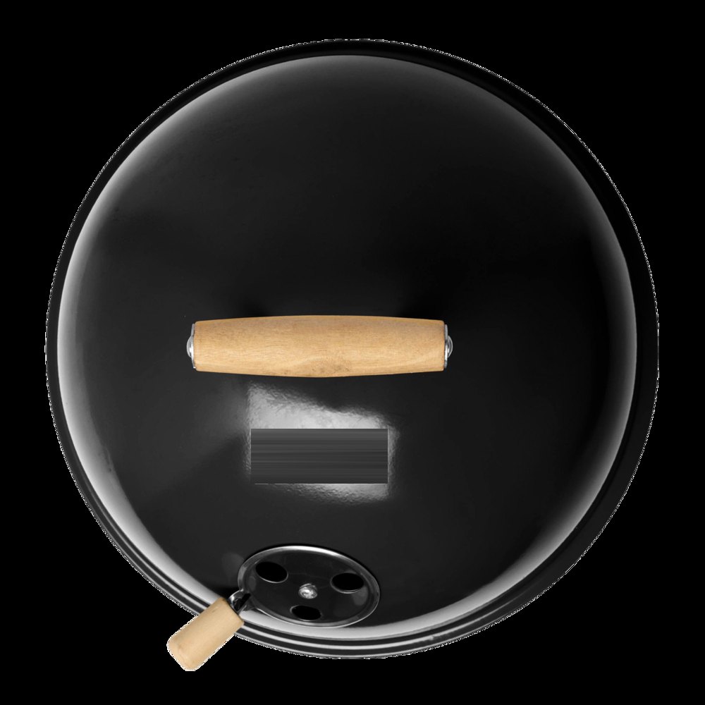 COOKOUT - Tafelbarbecue — drukvlak gecentreerd boven de ventilatiegaten