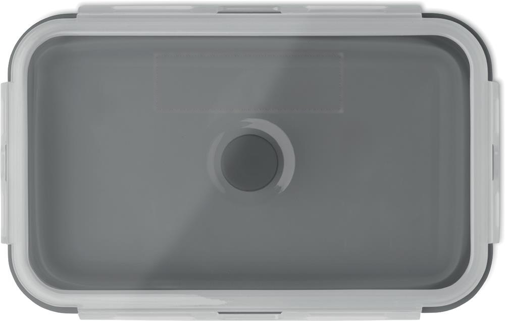 KOLAPSO - Inklapbare siliconen lunchbox — drukvlak deksel zijde 2