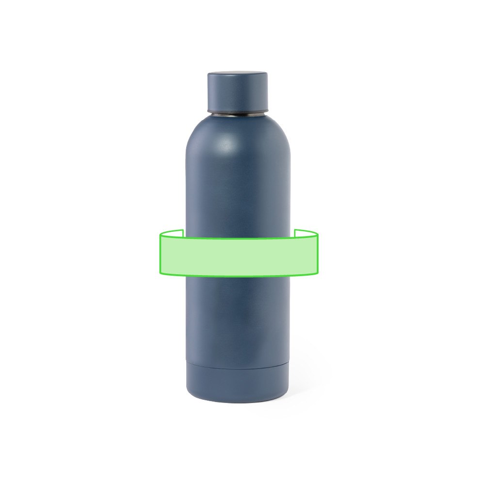 Fles Pigot — drukvlak smalle band rondom