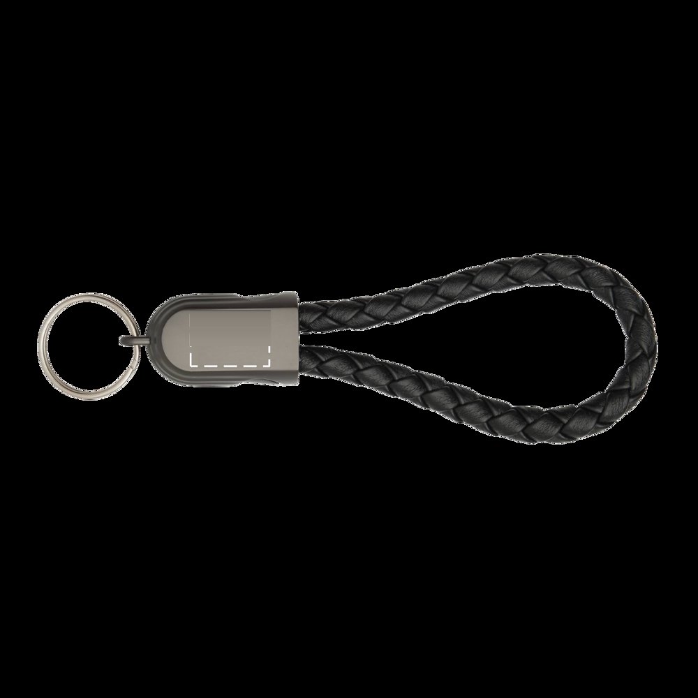 POCKETCHARGE - Sleutelhanger — drukvlak gecentreerd op het artikel