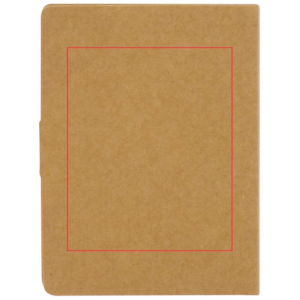 Notitieboek — drukvlak achterzijde