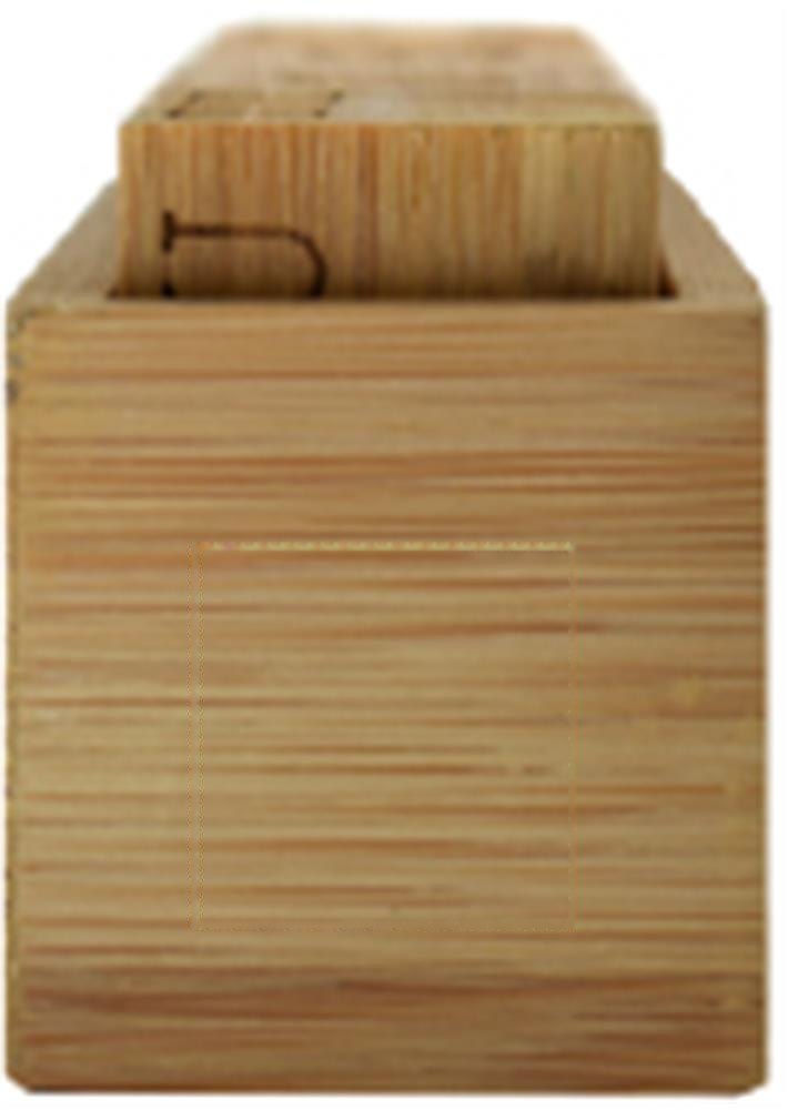 KARENDA - Bureaukalender bamboo — drukvlak op de voorkant