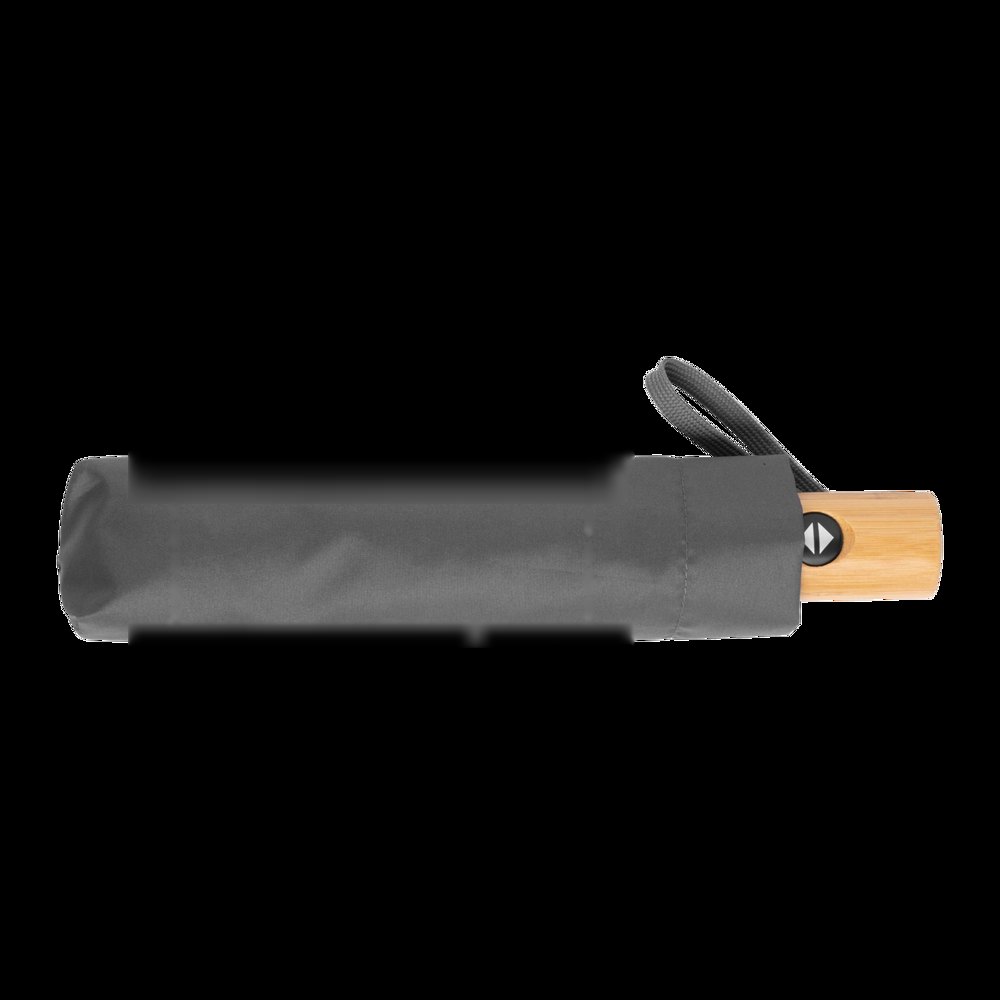 CALYPSO - Stormvaste, automatisch te openen- en sluiten pocketparaplu — drukvlak gecentreerd op de hoes